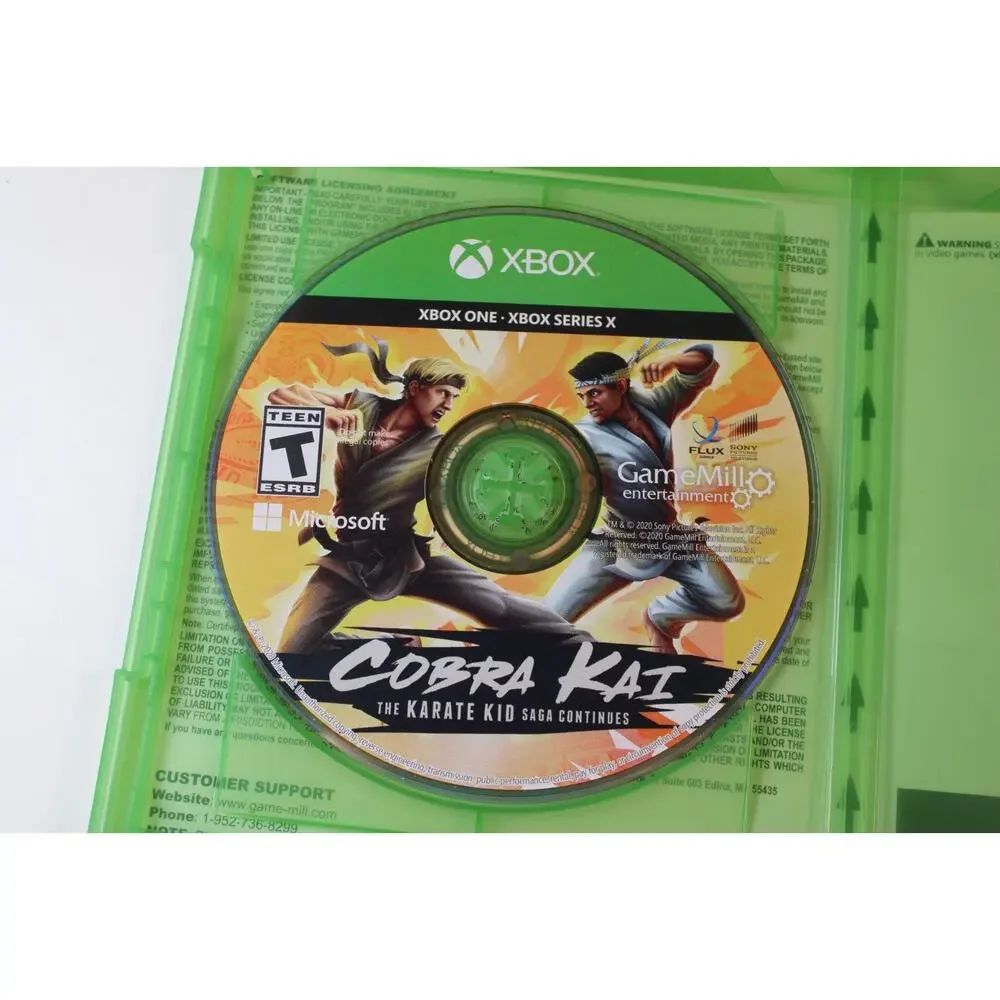 Cobra Kai Karate Kid Saga (Microsoft Xbox One) Authentic, tested/works great